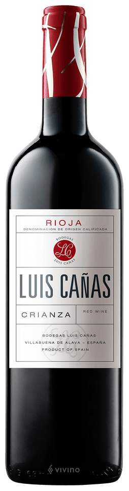 Luis Cañas Crianza with gift box